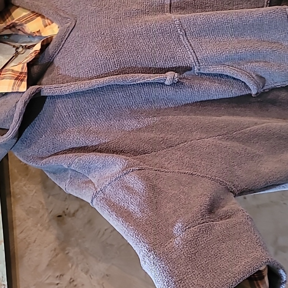 Free People Beach Cozy Taupe Hoodie OSFM - Picture 2 of 9